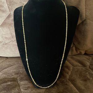 Goldtone neck chain